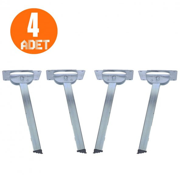 Sofra Ayağı Metal Katlanır Yer Sofrası Sini Altı 20 cm (4 Adet) ürün görseli 1