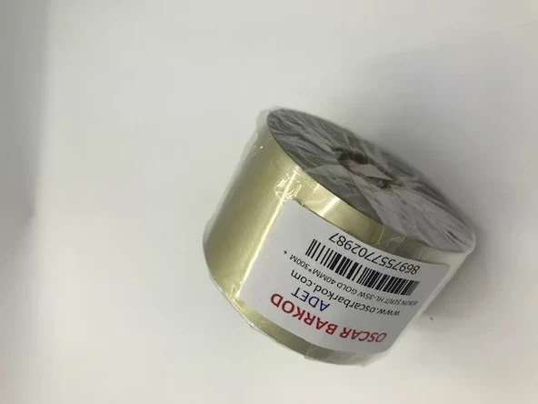 40X300 RESIN RIBON GOLD (ALTIN) ürün görseli 1