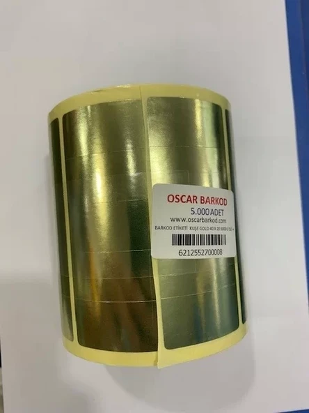 40 X 20 5 Lİ 5000 LİK RULO GOLD KUŞE ürün görseli 1