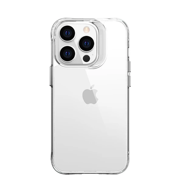 Vendas iPhone 14 Pro Uyumlu Okka Serisi Ultra İnce Airbag Tasarımlı Kamera Lens Çıkıntılı Şeffaf Kılıf ürün görseli 1