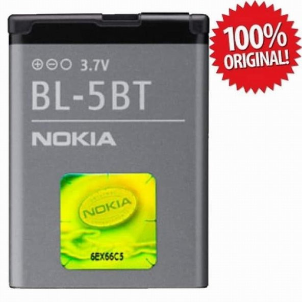 Day Nokia 2600C BL-5BT Pil  (BL 5BT 870 mAh Batarya Pil Orijinal Uzun Ömürlü Yüksek Kapasite) ürün görseli 1
