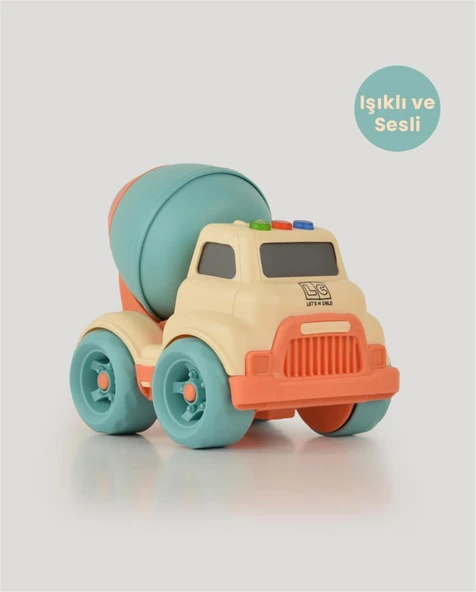Let's Be Child Sesli ve Işıklı Minik Mikser 31018 Bej - Turkuaz Mikserli, Çocuklar İçin Oyuncak Mikser ürün görseli 1