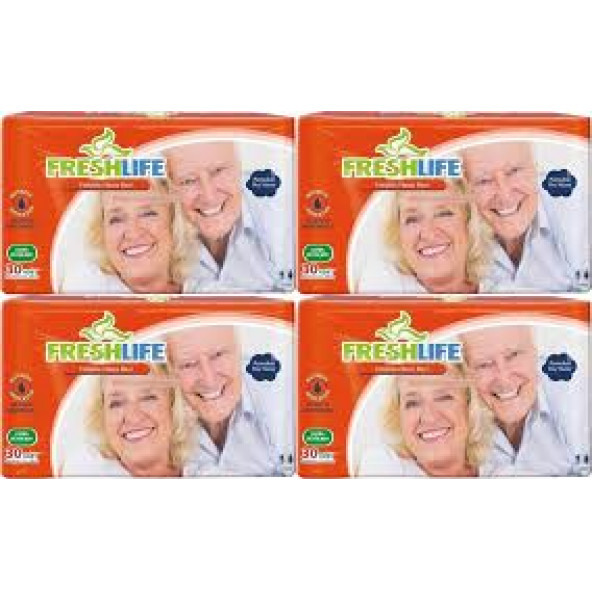 Freshlife Yetişkin Hasta Bezi Belbantlı XL  Ekstra Büyük Boy 30lu Paket 4 Adet ürün görseli 1