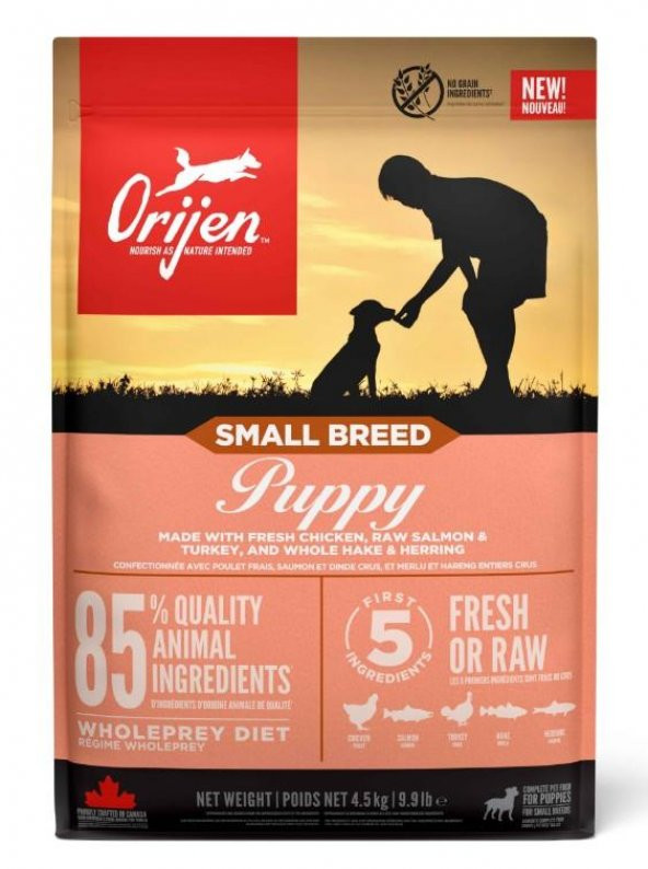 Orijen Puppy Small Breed Dog Food 4,5 kg ürün görseli 1