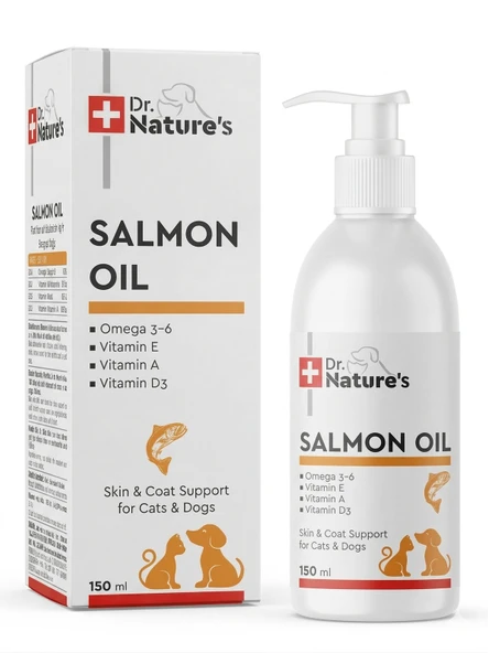 Kedi Omega 3 Somon Yağı 150 ml – Deri ve Tüy Sağlığı Destekleyici Balık Yağı ürün görseli 1