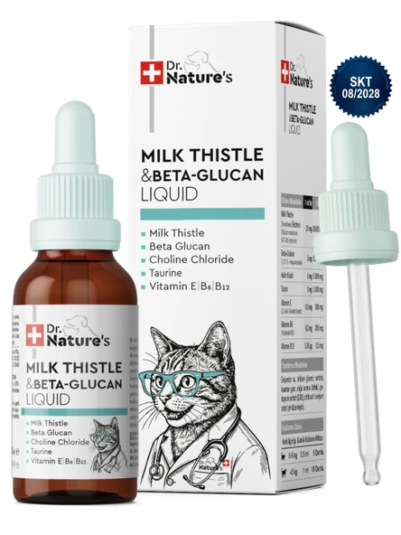 Kedi Milk Thistle ( Devedikeni) Damla 50 ml – Beta Glukan İçeren Günlük Bakım Desteği ürün görseli 1
