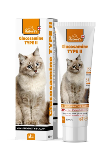 Kedi Glukozamin Maltı 100 g – Type II, MSM ve Kondroitin İçeren Eklem Desteği ürün görseli 1