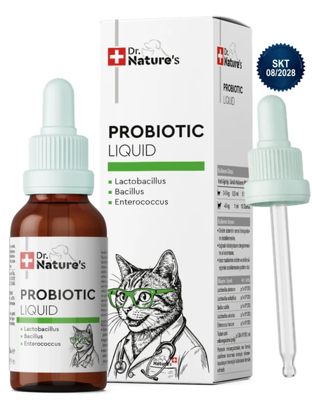 Kedi Probiyotik Damla 50 ml – Canlı Probiyotik İçeren Sindirim Desteği ürün görseli 1