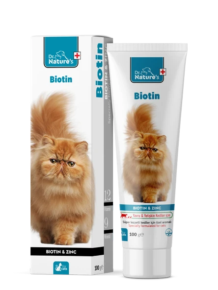 Kedi Biotin Maltı 100 gr – Deri ve Tüy Sağlığını Destekleyen Çinkolu Malt ürün görseli 1