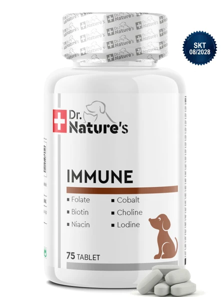 Köpek Multivitamin Immune 75 Tablet – Günlük Bağışıklık ve Vitamin Desteği ürün görseli 1