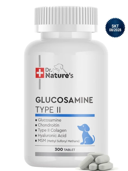 Köpek Glukozamin 300 Tablet Eklem Destekleyici MSM Kondroitin İçeren Hareket ve Kıkırdak Desteği ürün görseli 1