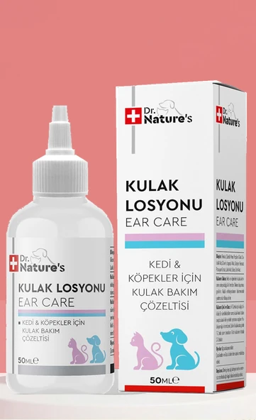 Kedi Köpek Kulak Temizleme Solüsyonu 50 ml – Günlük Kulak Bakım Damlası ürün görseli 1