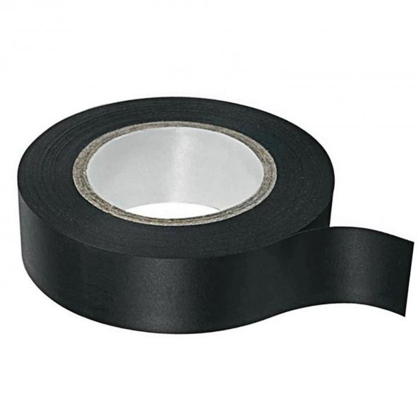 Elektrikçi Bandı Siyah İzole Elektirik Bant Bandı Pvc 19 mm Geniş 9 Metre ürün görseli 1
