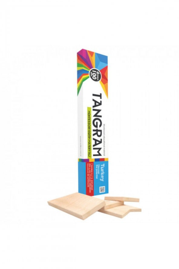 Tangram Montessori Eğitim Materyali 4 Parça 100 Şekil - ürün görseli 1