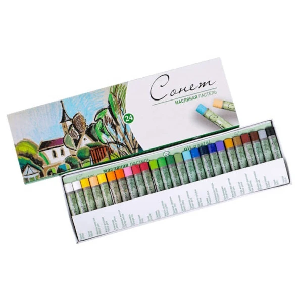 St. Petersburg Sonnet Yağlı Pastel Boya 24 Renk ürün görseli 1