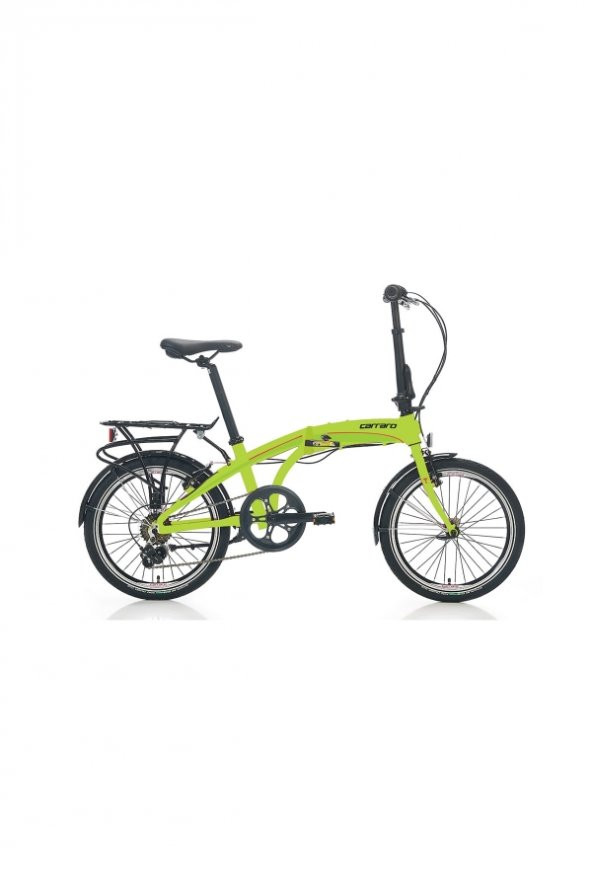 Flexi 106 Full Shimano Katlanır Bisiklet Metalik Lime ürün görseli 1