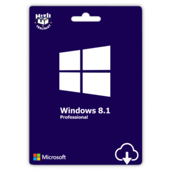Windows 8.1 Pro 32-64 Bit Destekli Dijital Lisans ürün görseli 1