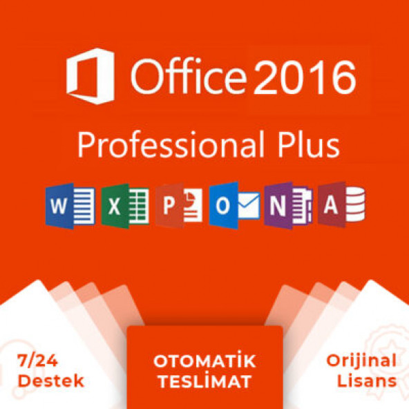 Office 2016 Pro Plus Online Dijital Lisans Anahtarı ürün görseli 1