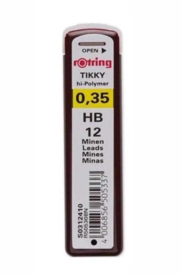 0.3 / 0.35 Mm Uç Min Siyah 1 Adet Rotring Siyah Kalem Uçu 0.35 Mm 1 Adet ürün görseli 1
