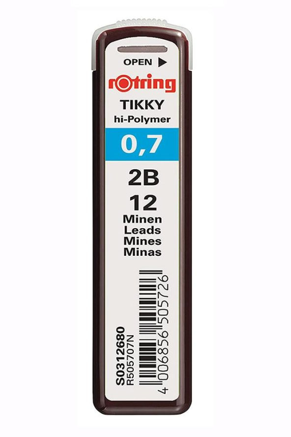 0.7 Mm Uç Min Siyah 1 Adet Rotring Siyah Kalem Uçu 0.7 Mm 1 Adet ürün görseli 1