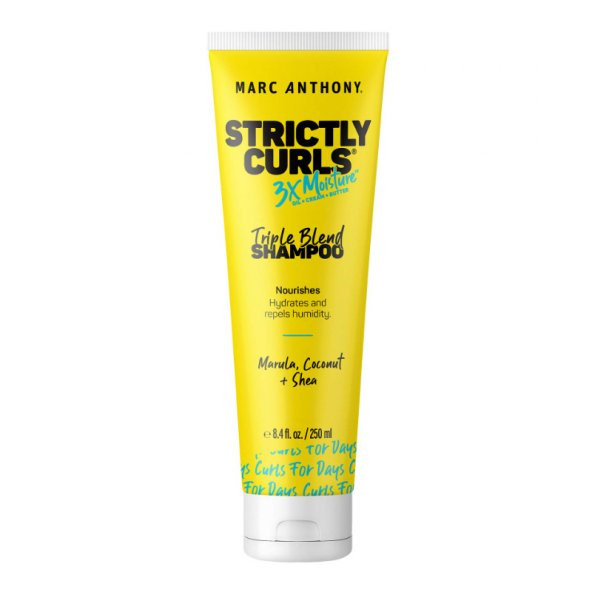 Marc Anthony Strictly Curls 3X Moisture Triple Blend Shampoo 250 ml ürün görseli 1