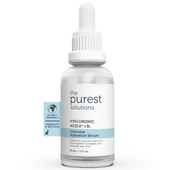 The Purest Solutions Hyaluronic Acid 2 + B5 Intensive Hydration Serum 30 ml ürün görseli 1