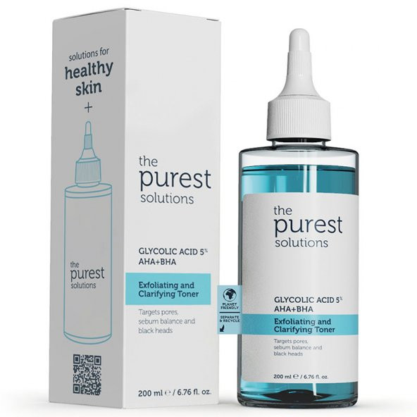 The Purest Solutions Exfoliating + Clarifying Toner 200 ml - Resim 2