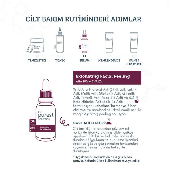 The Purest Solutions Exfoliating Facial Peeling 30 ml - Resim 4
