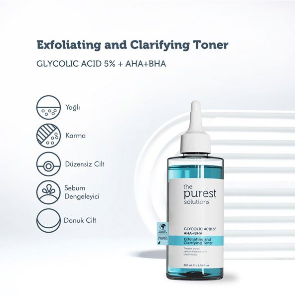 The Purest Solutions Exfoliating + Clarifying Toner 200 ml - Resim 3