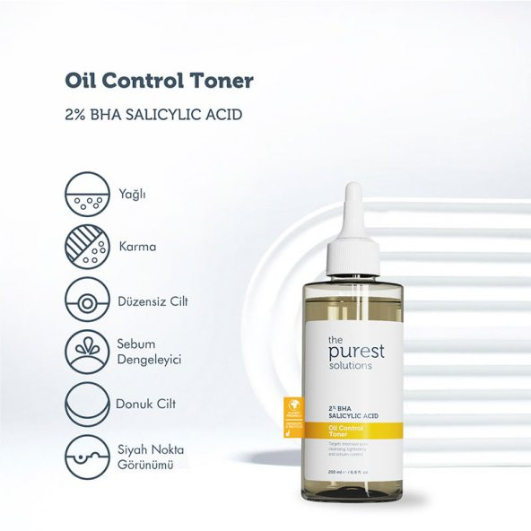 The Purest Solutions Oil Control Toner 200 ml - Resim 3