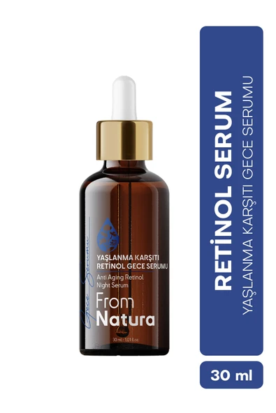 From Natura Yenileyici Yaşlanma Karşıtı Retinol Gece Serumu 30 ml ürün görseli 1