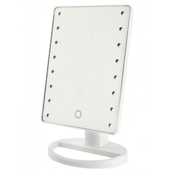 Dokunmatik Led Işıklı Usb Li Masa Üstü Makyaj Aynası Ledli AA111 (MRR-03) ürün görseli 1