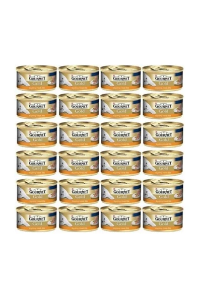 Gourmet Gold Kiyilmiş Hindi Etli Yetişkin Kedi Konservesi 85 Gr 24 Adet ürün görseli 1