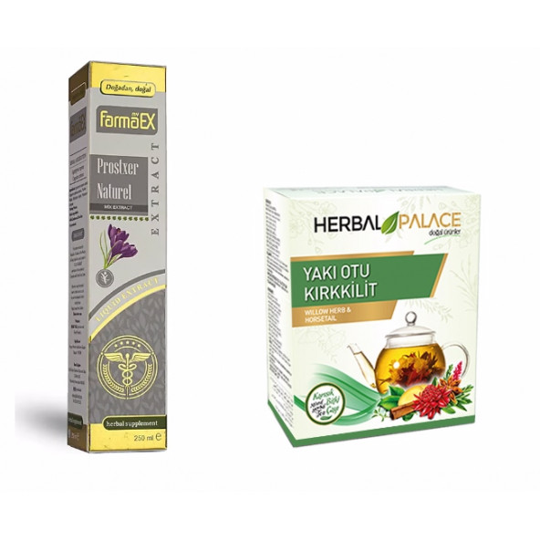 My Farmaex Prostxer Naturel +Herbal Palace Yakı Otu & Kırkkilit Çayı prostat için muhteşem set ürün görseli 1