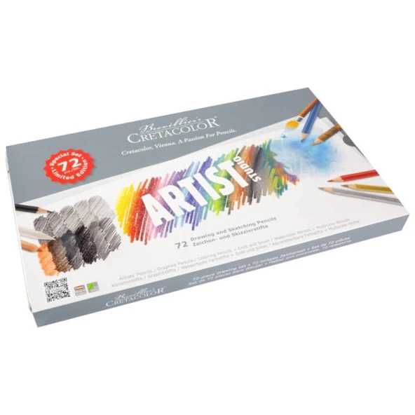 Cretacolor Artist Studio Limited Edition Çizim Seti Metal Kutu 72 Parça 465 72 ürün görseli 1
