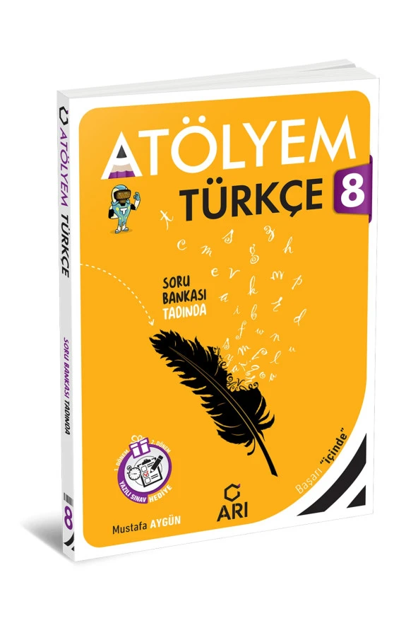 Arı 2024 8. Sınıf TürkçeMino Türkçe Atölyem Soru Bankası Tadında ürün görseli 1
