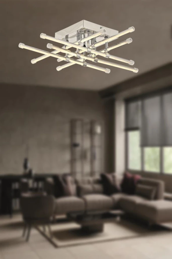 Eray Aydınlatma 9980-60 Krom Led Avize - Resim 2