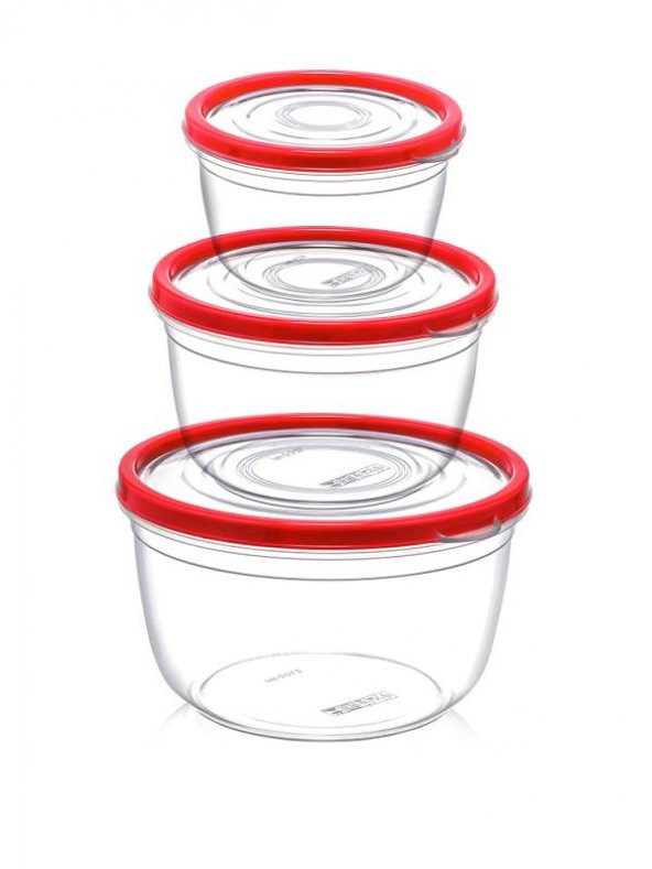 DÜNYA PLASTİK 3LÜ KOMPAKT SET(625-1200-2100ML) 30735 ürün görseli 1
