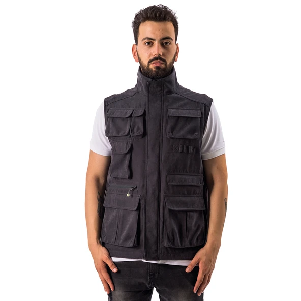 FreeCamp Vest Erkek Balıkçı Yelek-LACİVERT ürün görseli 1