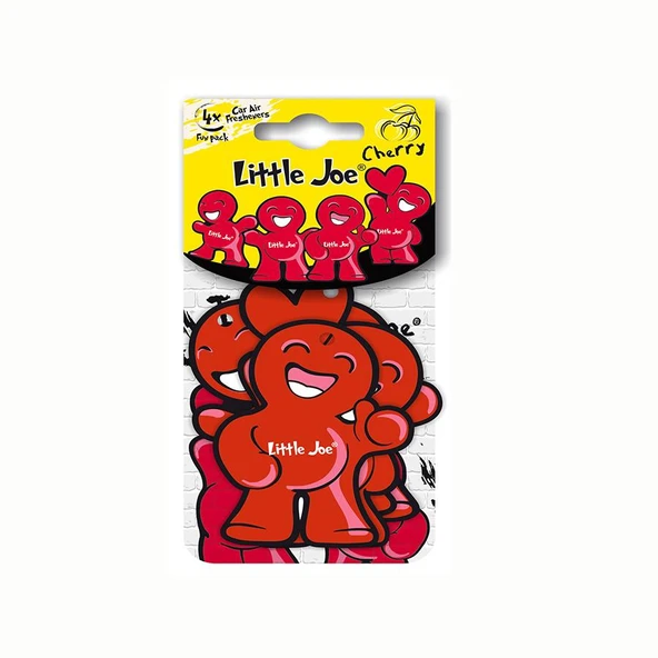 Little Joe Red Cherry Ayna Altı Asma Koku Kiraz 4 Adet ürün görseli 1