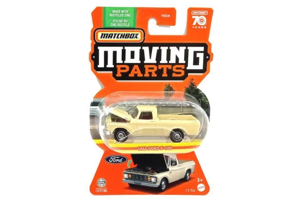 Matchbox 1:64 Arabalar FWD28 HLG02 1963 FORD F-100 ürün görseli 1