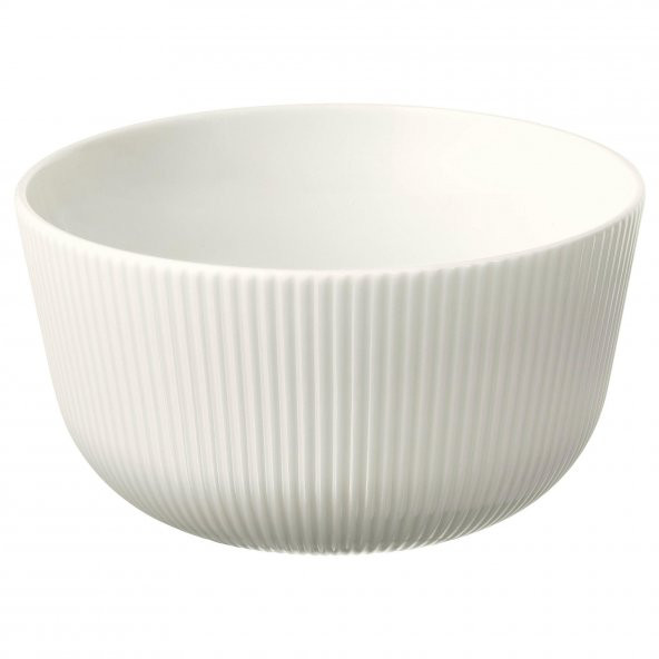 2 Li Kase Seti Beyaz Renk MeridyenDukkan 13 cm Zarif-Modern Salata,Yemek Kasesi ürün görseli 1