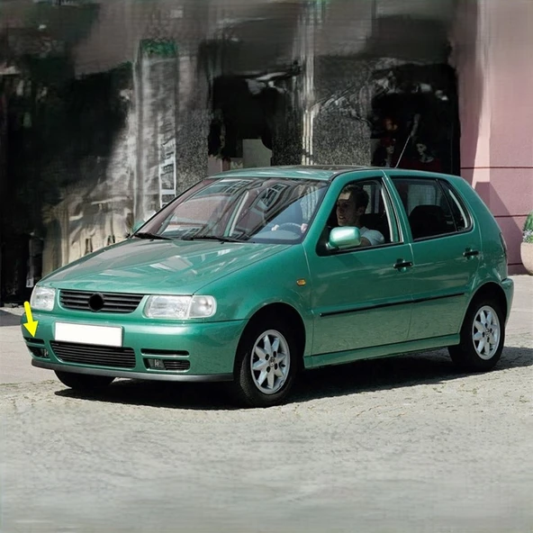 VW Polo HB 1994-1999 Ön Tampon Sağ Sis Farı Üstü Çıtası 6N0853666A ürün görseli 1
