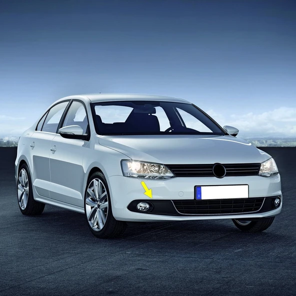 VW Jetta 2011-2014 Ön Tampon Sağ Sis Farı Çerçevesi 5C6853666A ürün görseli 1