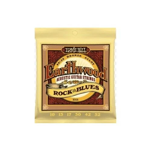 Ernie Ball P02008 Rock Blues 10-52 Akustik Gitar Teli ürün görseli 1