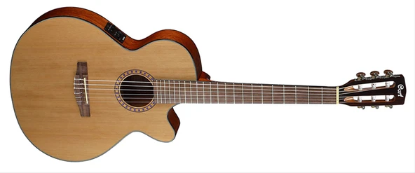 CORT CEC5 Elektro Klasik Gitar (KILIF+ASKI+JAK+PENA) ürün görseli 1
