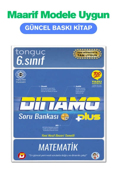6. Sınıf Dinamo Matematik Soru Bankası - Tonguç Yayınları ürün görseli 1