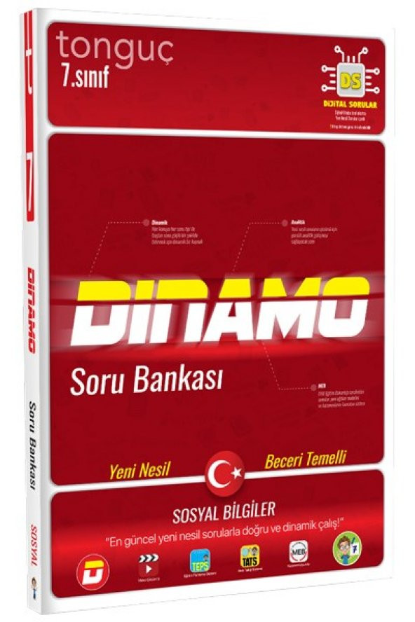 7. Sınıf Dinamo Sosyal Bilgiler Soru Bankası  - Tonguç Yayınları ürün görseli 1