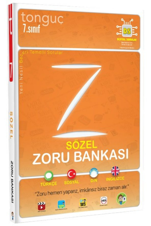 7. Sınıf Sözel Zoru Bankası- Tonguç Yayınları ürün görseli 1