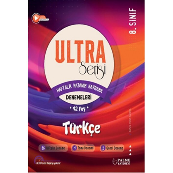 Palme Yayınevin 8. Sınıf ULTRA Serisi LGS Türkçe Denemeleri ürün görseli 1